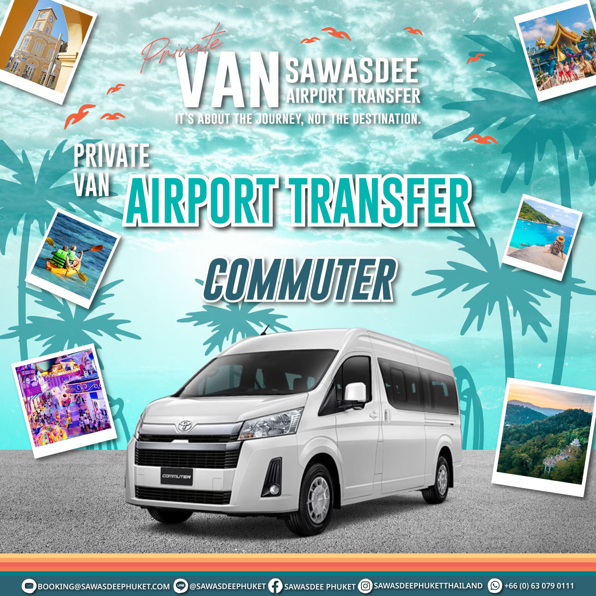 Private Airport Transfer by Commuter Van
